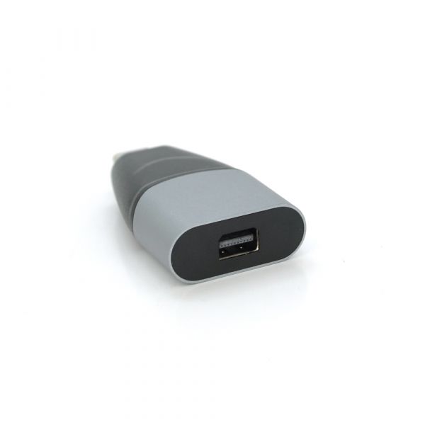 
					Перехідник  Type-C (тато)/Mini Display Port (мама), Black-gray