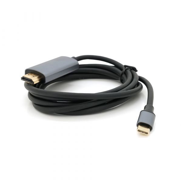 
					Кабель HDMI (тато) - Type-C (тато),  4K, 60HZ, Chip:2172U, 1.8m, Black
