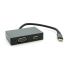 
					Хаб Type-C(тато) пластиковий, HDMI(мама)+VGA(мама)+USB3.0(мама)+PD(мама), 23cm, Silver
