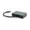 
					Хаб Type-C(тато) пластиковий, HDMI(мама)+VGA(мама)+USB3.0(мама)+PD(мама), 23cm, Silver