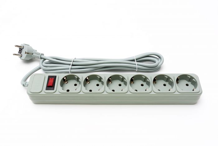 
					Мережевий фільтр PROLOGIX 075P6-30B, 220В 10А, 6 розеток, 3м, сірий, коробка Q30