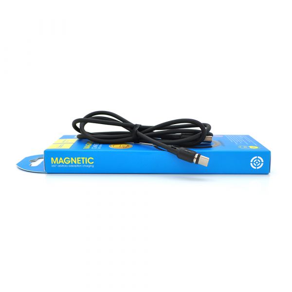 
					Кабель магнітний Hoco X52, Type-C-USB, 3A, Black, довжина 1м, BOX