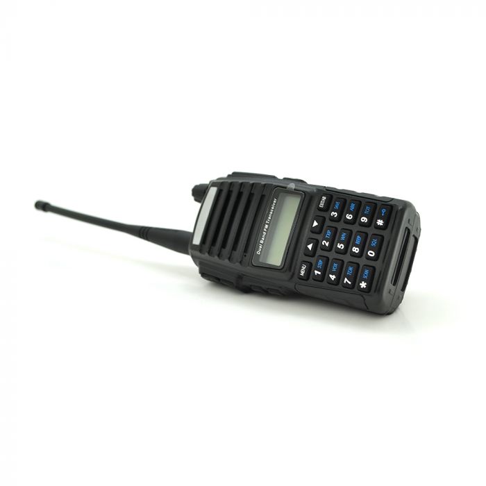 
					Бездротова рація Baofeng BF-UV82 8W c дисплеєм, FM-радіо, корпус пластмас, частота 400-470MHz, Black, BOX