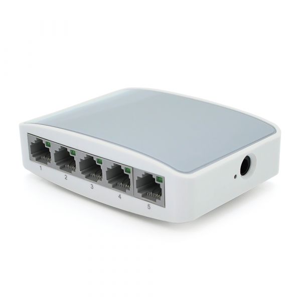 
					Комутатор Ethernet ONV-H1005S в пластиковому корпусі, 5*100Мб портів, 5В 1Ач, 100х70х28