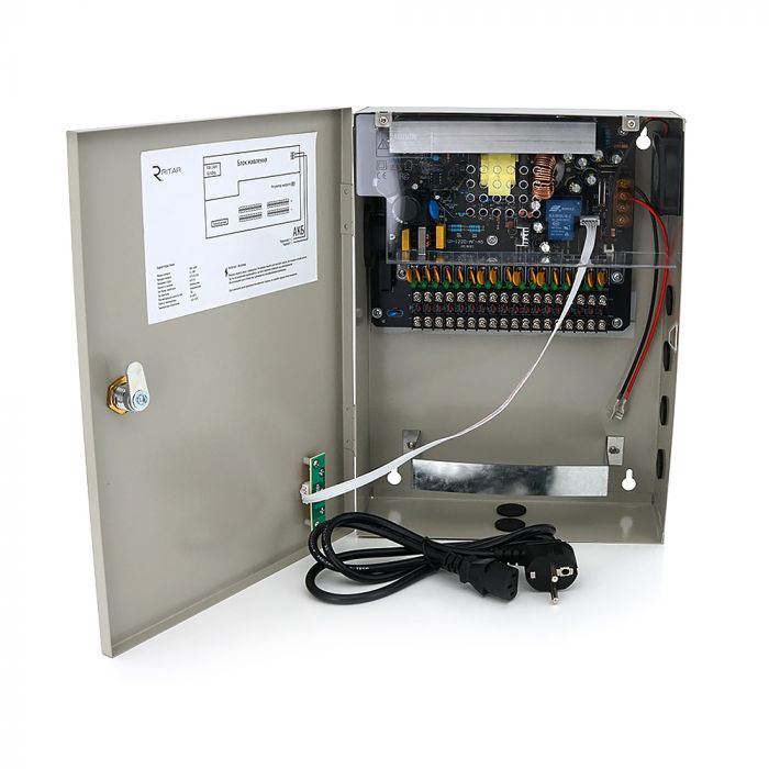 
					Імпульсне джерело безперебійного живлення DC12-20А Ritar UPS-P12/20/7 18СH (корпус метал) під АКБ 7-9А (333x242x78mm)