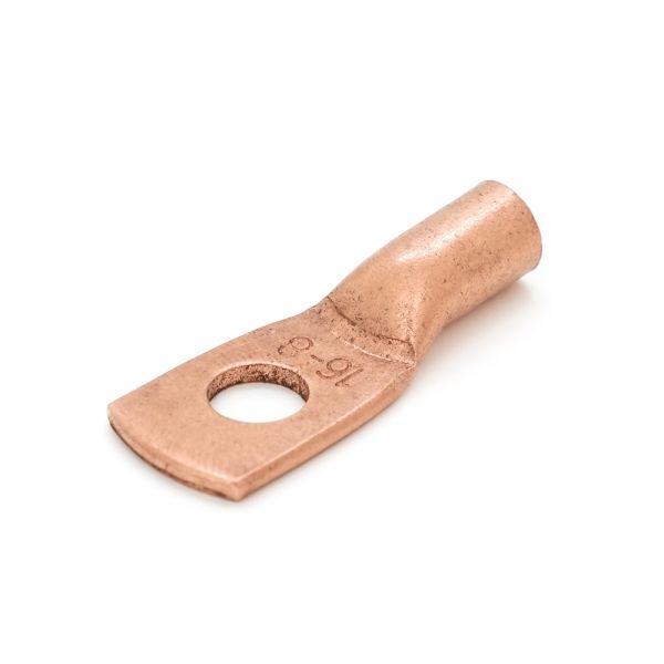 
					Клема тип "О" 16-8-6-М-УХЛ3 (ГОСТ-7386-80) 8мм, провід 16мм2, неізольована, мідь, під обтиск, ціна за штуку