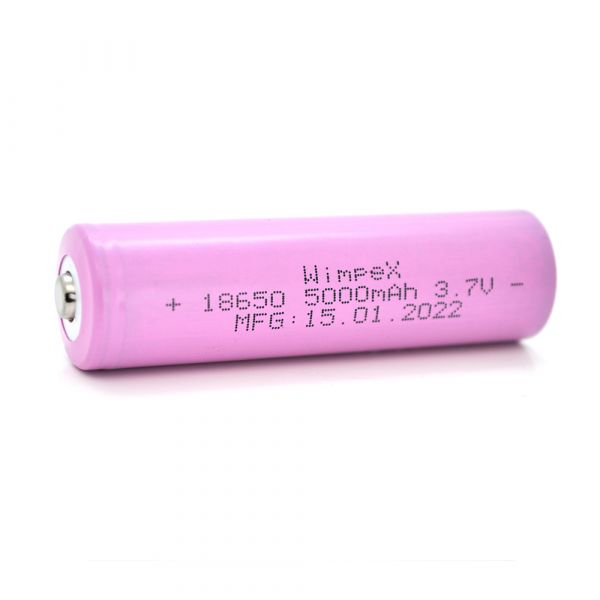 
					Акумулятор WMP-5000 18650 Li-Ion Tip Top, 2300mAh, 3.7V, Pink