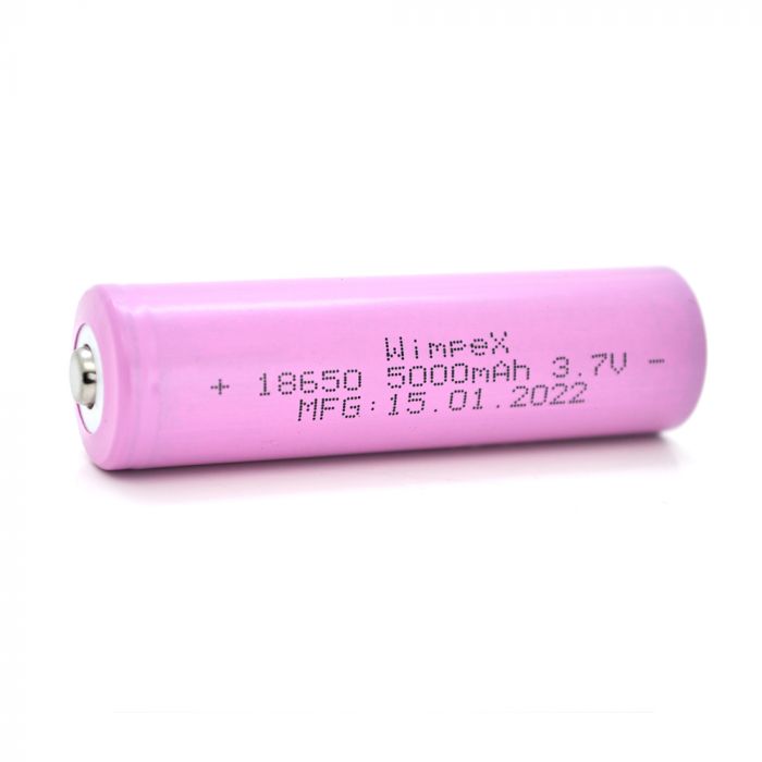 
					Акумулятор WMP-5000 18650 Li-Ion Tip Top, 2300mAh, 3.7V, Pink
