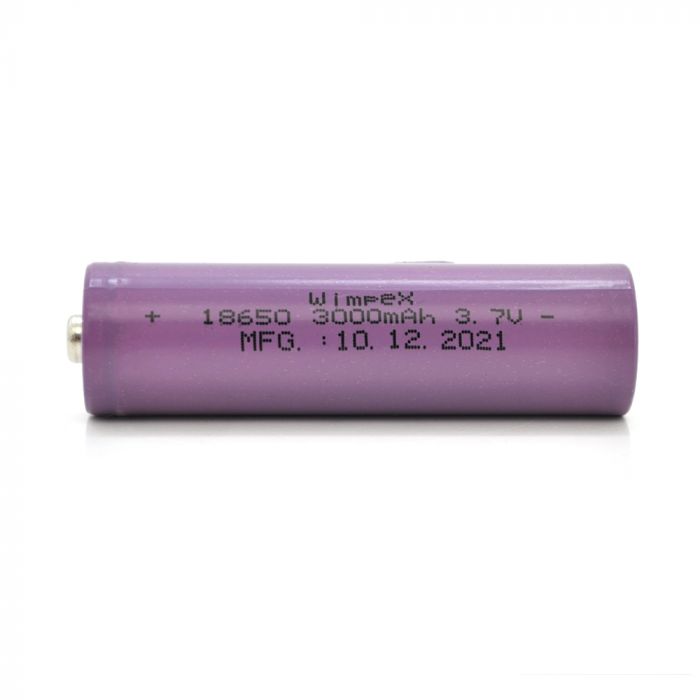 
					Акумулятор WMP-3000 18650 Li-Ion Tip Top, 1000mAh, 3.7V, Purple