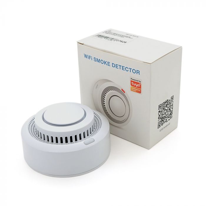 
					Автономний WiFi датчик диму із сиреною YOSO Dsmoke WIFI-00 TUYA живлення ААА 2 шт. батареї в комплект не входять