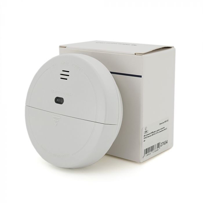 
					Автономний WiFi датчик диму з сиреною YOSO Dsmoke WIFI-02 TUYA живлення ААА 2 шт.