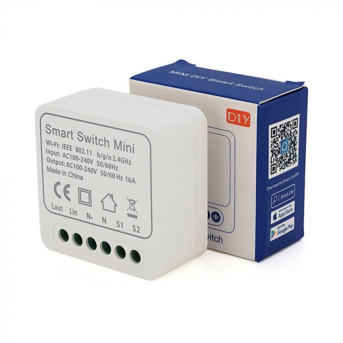 
					Бездротове YOSO Wifi реле Smart W-Relay-01 AC220V(16A/3.5 кВт) Tuya