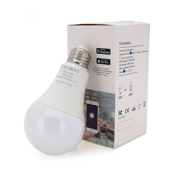 
					Розумна лампочка YOSO WiFi Smart Bulb 7 RGB цоколь E27