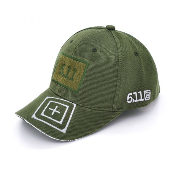 
					Тактична кепка 5.11 з липучками для шевронів, Олива