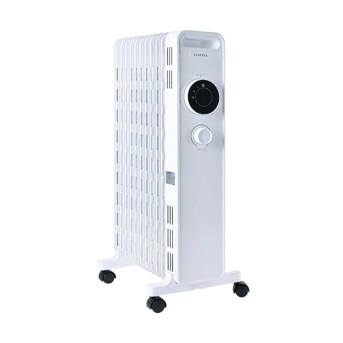 
					Радіатор масляний LUXELL LUX-1230S, 11 ребер, 3 рівні потужності, 2300 Вт, White, Box