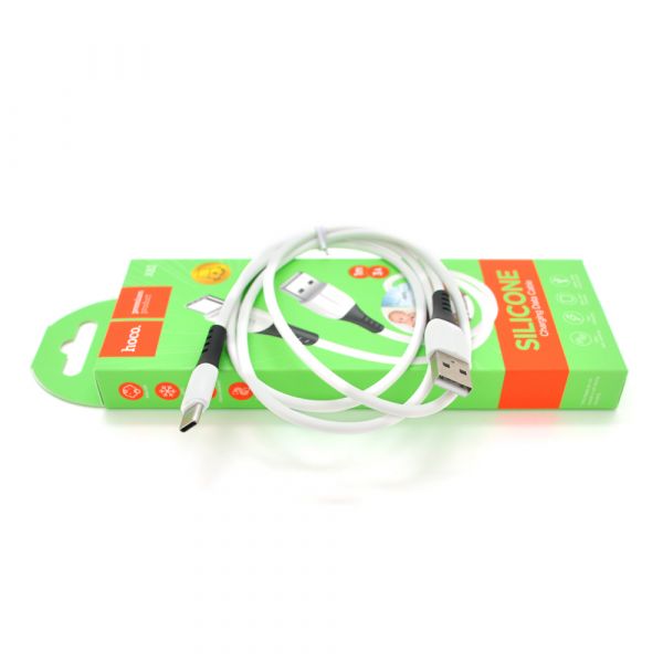 
					Кабель Hoco X82, Type-C-USB, 3A, White, довжина 1м, BOX