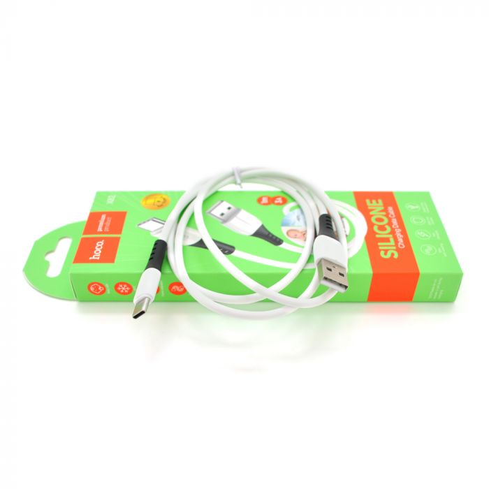 
					Кабель Hoco X82, Type-C-USB, 3A, White, довжина 1м, BOX