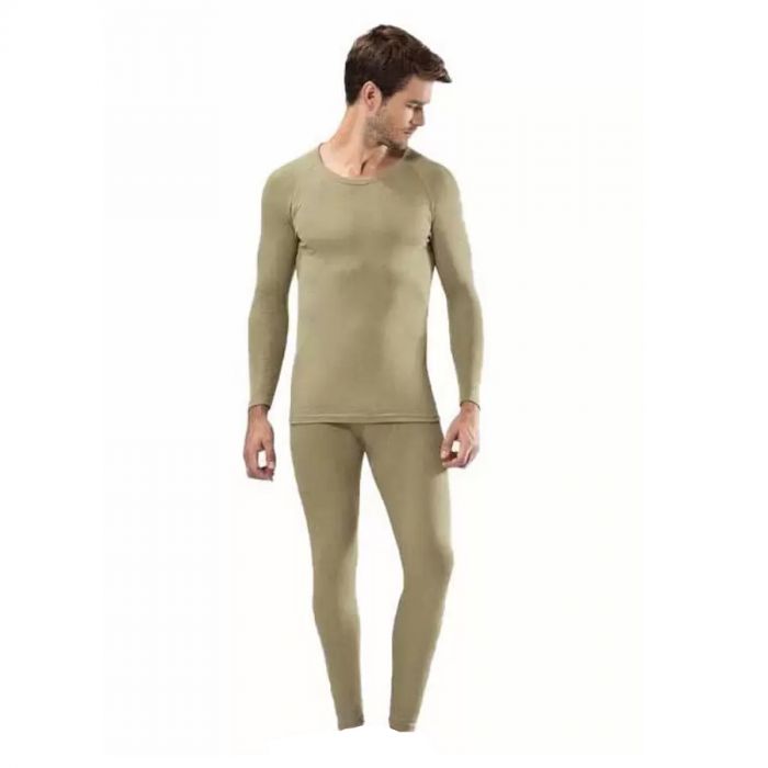 
					Комплект термобілизни (штани+ футболка з довгим рукавом), розмір XL, Туреччина, Олива