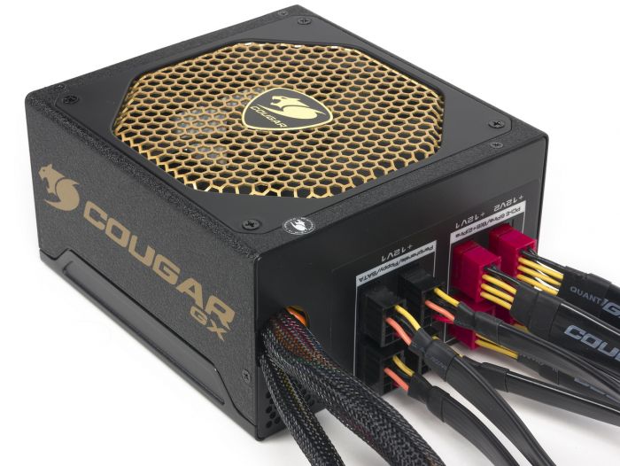 Блок живлення 1050W Cougar GX 1050, 80 Plus Gold, Modular, 140 mm Ultra Quiet Fan, 10 SATA+ 6PCI-E
