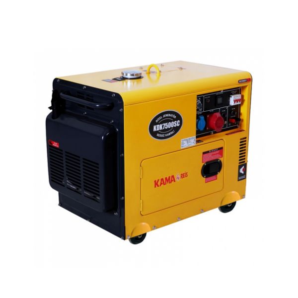 
					Генератор дизельний KDK7500SC, 6.9KVA, однофазний 230V, об'єм 14.5л