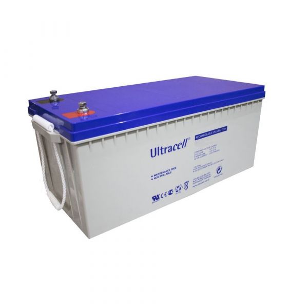 
					Акумуляторна батарея Ultracell UCG200-12  GEL 12 V 200 Ah  (522 x 240 x 224) White Q1/24