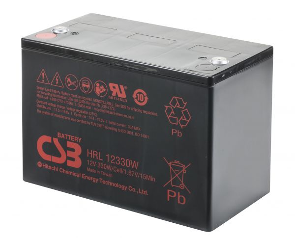 
					Акумуляторна батарея CSB HRL12330W, 12V 100Ah (308.7х168х210.6(220)