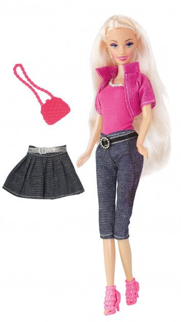 Лялька Ася Блондинка Джинсова колекція 28см  (35089)