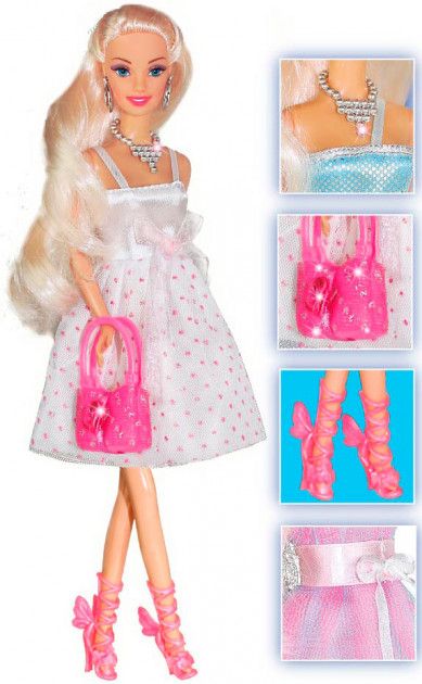 Лялька Ася Блондинка Блискучий стиль 28см (35065)