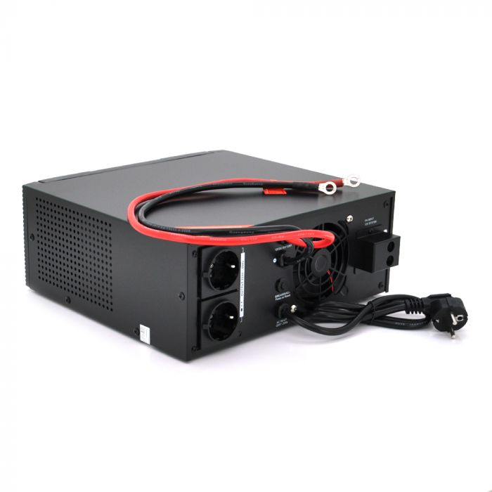 
					Гібридний інвертор BRAZZERS BRZ-SOLAR-1000, 1000VA/800W, 12V, ток заряда 10/20A, inverter100-290V, UPS145-275V, MPPT 30А