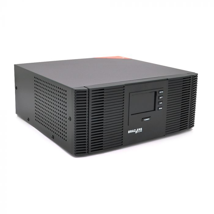 
					Гібридний інвертор BRAZZERS BRZ-SOLAR-1200, 1200VA/1000W, 12V, ток заряда 10/20A, inverter100-290V, UPS145-275V, MPPT 30А