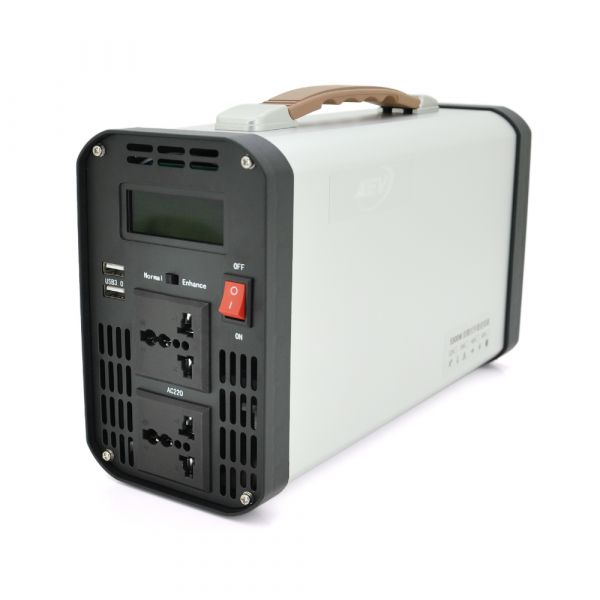 
					Інвертор напруги AEV6500W, 12/220V з апроксимованою синусоїдою, 2 універсальні розетки, 2*USB (DC:5V/2.4A), клемні дроти, BOX