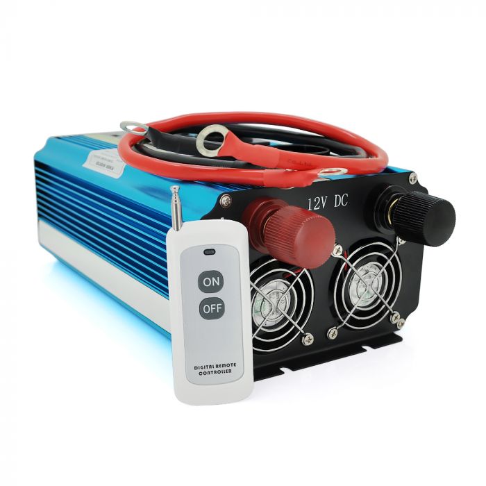 
					Інвертор напруги LY3200W (DC:1600W), 12/230V з правильною синусоїдою, 2 Shuko, 4*USB (DC:5V/2A), клемми+дроти, remote control, BOX