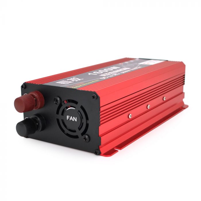 
					Інвертор напруги CJ-1600M (DC:800W), 12/220V з апроксимованою синусоїдою, 1 універсальна розетка, крокодили, Q24