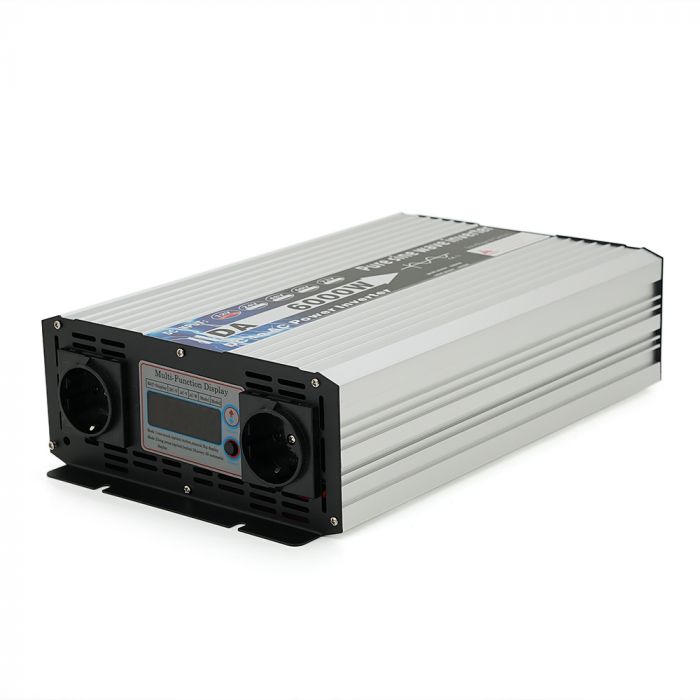
					Інвертор напруги DA-6000Q (DC:3000W), 12/220V з правильною синусоїдою, 2 Shuko, клемні дроти, LED, Q2