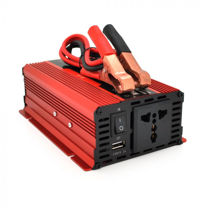 
					Інвертор напруги Voltronic, 1200W(600W), 12/220V, з апроксимованою синусоїдою, 1 універсальна розетка, 1 USB, крокодили, BOX