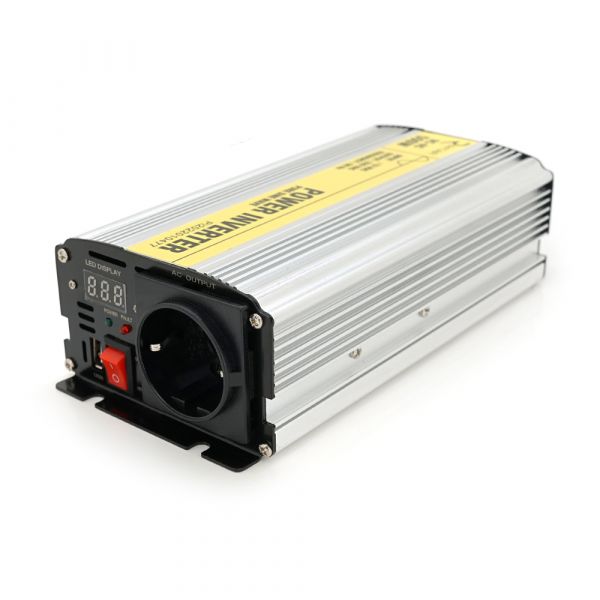 
					Інвертор напруги RITAR RSC-500, 12V/220V, 500W з правільною синусоїдою, 1xShuko, 1xUSB, клемні дроти, BOX, Q20