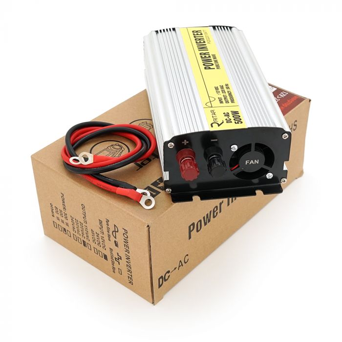 
					Інвертор напруги RITAR RSC-500, 12V/220V, 500W з правільною синусоїдою, 1xShuko, 1xUSB, клемні дроти, BOX, Q20