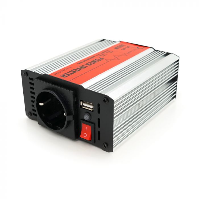 
					Інвертор напруги RITAR RSX-300, 12V/220V, 300W з апроксимувати синусоїдою, 1xShuko, 1xUSB, клемні дроти, BOX, Q20