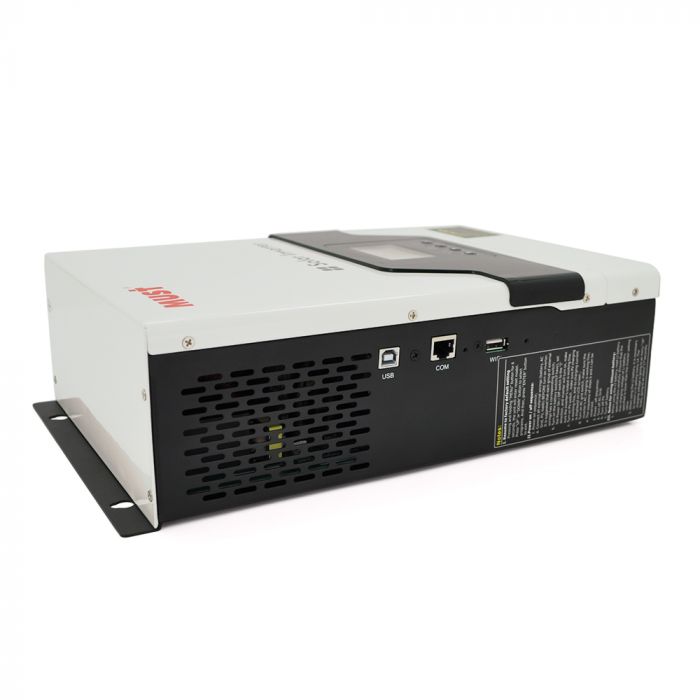 
					Гiбрiдний ДБЖ  MUST PV18-1012VPM, 1000W, 12V, ток заряда 10/20A, 160-275V, MPPT (60А, 75 Vdc)