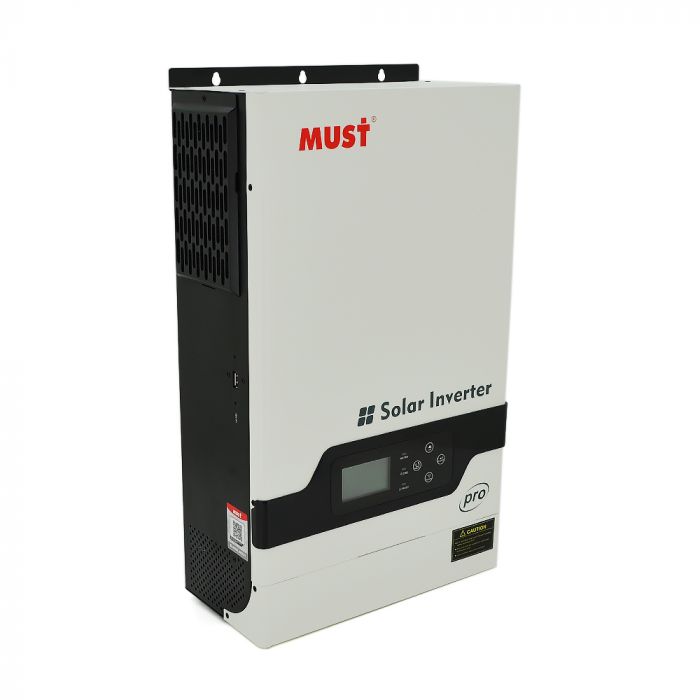 
					Гiбрiдне ДБЖ  MUST PV18-5248PRO, 5200W, 48V, ток заряда 1-60A, 160-275V, MPPT (80А, 450 Vdc)