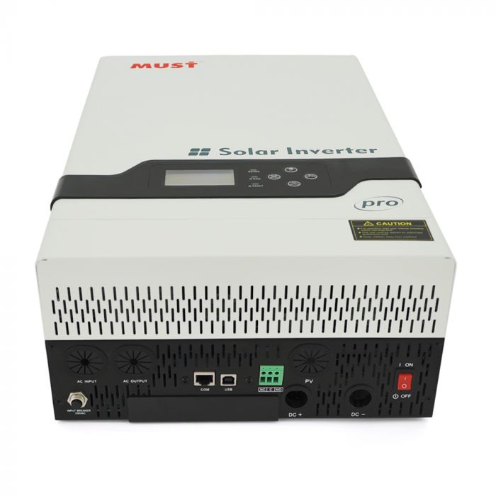 
					Гiбрiдне ДБЖ  MUST PV18-5248PRO, 5200W, 48V, ток заряда 1-60A, 160-275V, MPPT (80А, 450 Vdc)