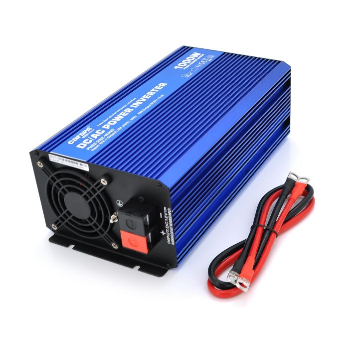 
					Інвертор напруги Carspa-SINUS P1000-122  (1000Вт), 12/220V, 2xShuko, 2USB, клеми, Box Q4