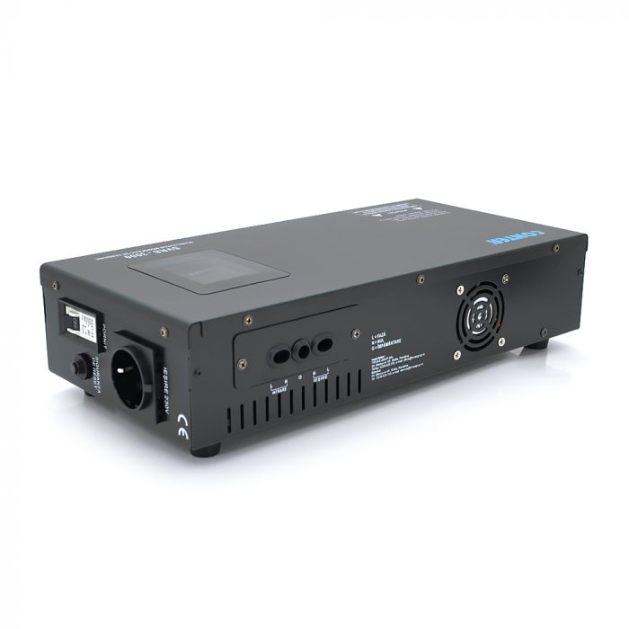 
					Стабілізатор напруги релейний Conter SVR-3000VA/2250W однофазний, напольного монтажу, LED дисплей, DC150-270V, AC230±8%, 2*Shuko, Q4