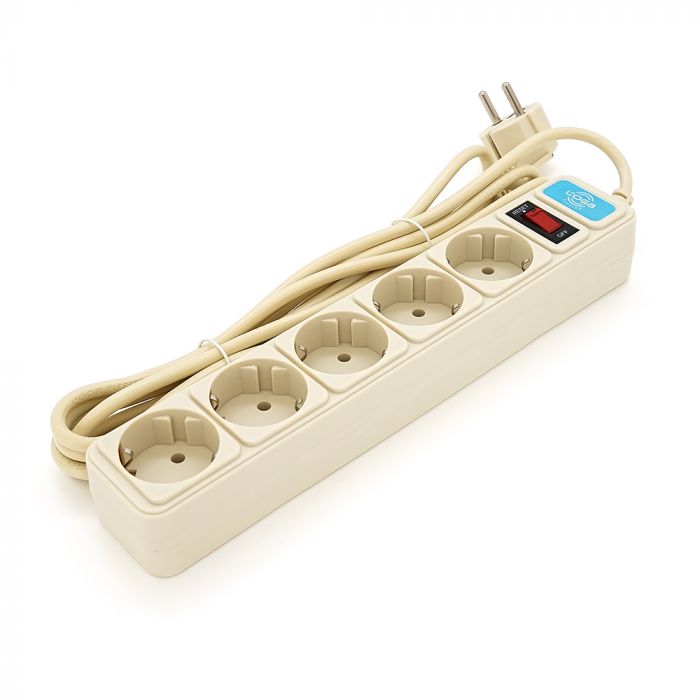 
					Мережевий подовжувач ТМ LOGA, 220В, 10А, 5 розеток, мод.L-903, 3м, Q40