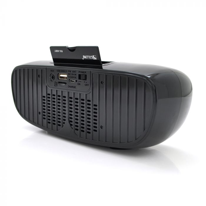 
					Радіоприймач GOLON RX-X8BT, FM радіо, Вхід microSD, USB, AUX, корпус пластмас, Mix color, BOX