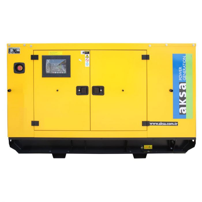 
					Генератор дизельний AKSA - A4CRX46TI, трифазний 230/400V, 50Hz, 110KVA (88КВт), об'єм 155л, комплектується АВР (30687), АВР у комплект не входить!