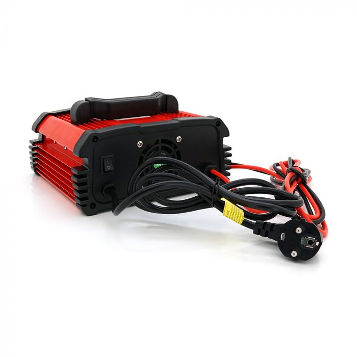 
					Автоматичний ЗП для акумулятора DEMUDA 12V/24V (WET, AGM, GEL), AC110/220V, DC14,8В/29,6В, Струм заряду 12V/20A, 24V/10A, LCD, затискачі