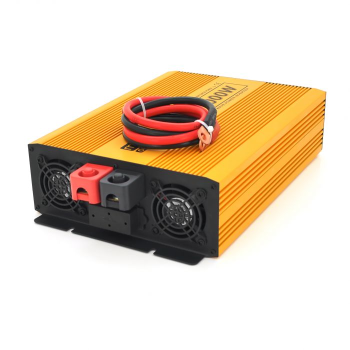 
					Інвертор напруги Mexxsun MXSPSW-2000, 24V/220V, 2000W з правильною синусоїдою, 2 Shuko, клемні дроти