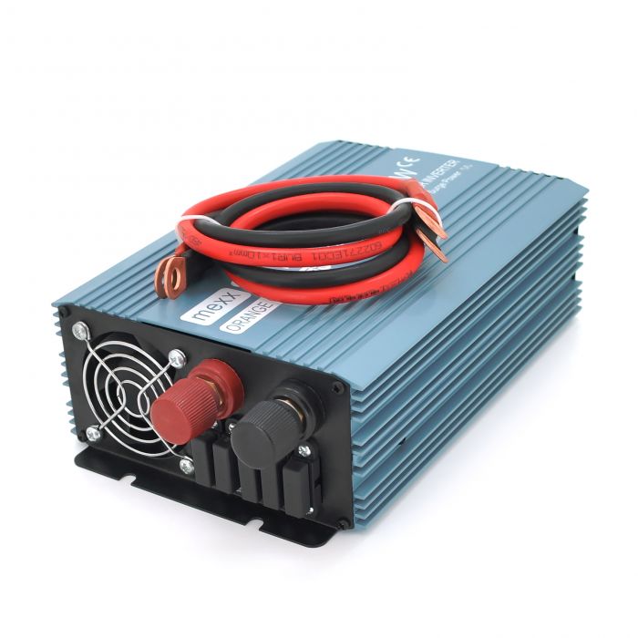 
					Інвертор напруги Mexxsun MXS-1000, 24V/220V, 1000W з модифікованою синусоїдою, 1 Shuko, клемні дроти, Q4