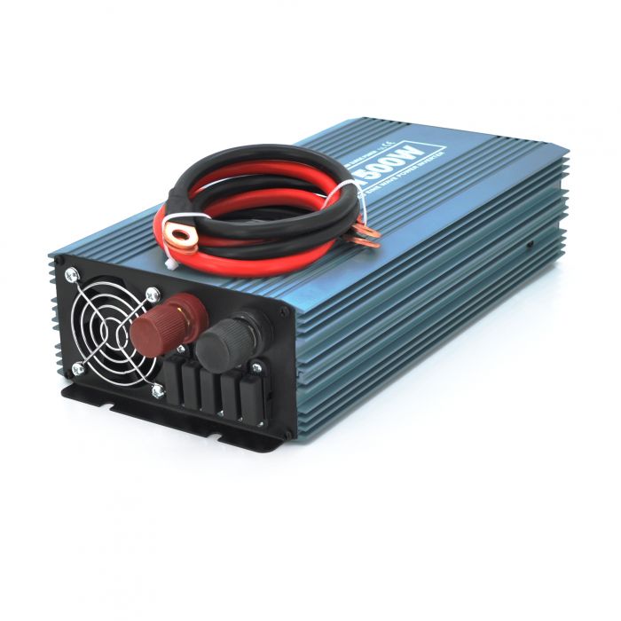 
					Інвертор напруги Mexxsun MXS-1500, 12V/220V, 1500W з модифікованою синусоїдою, 2 Shuko, клемні дроти, Q6